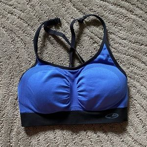 NEW C9 Champion Sports Bra Blue Small Soft Stretchy